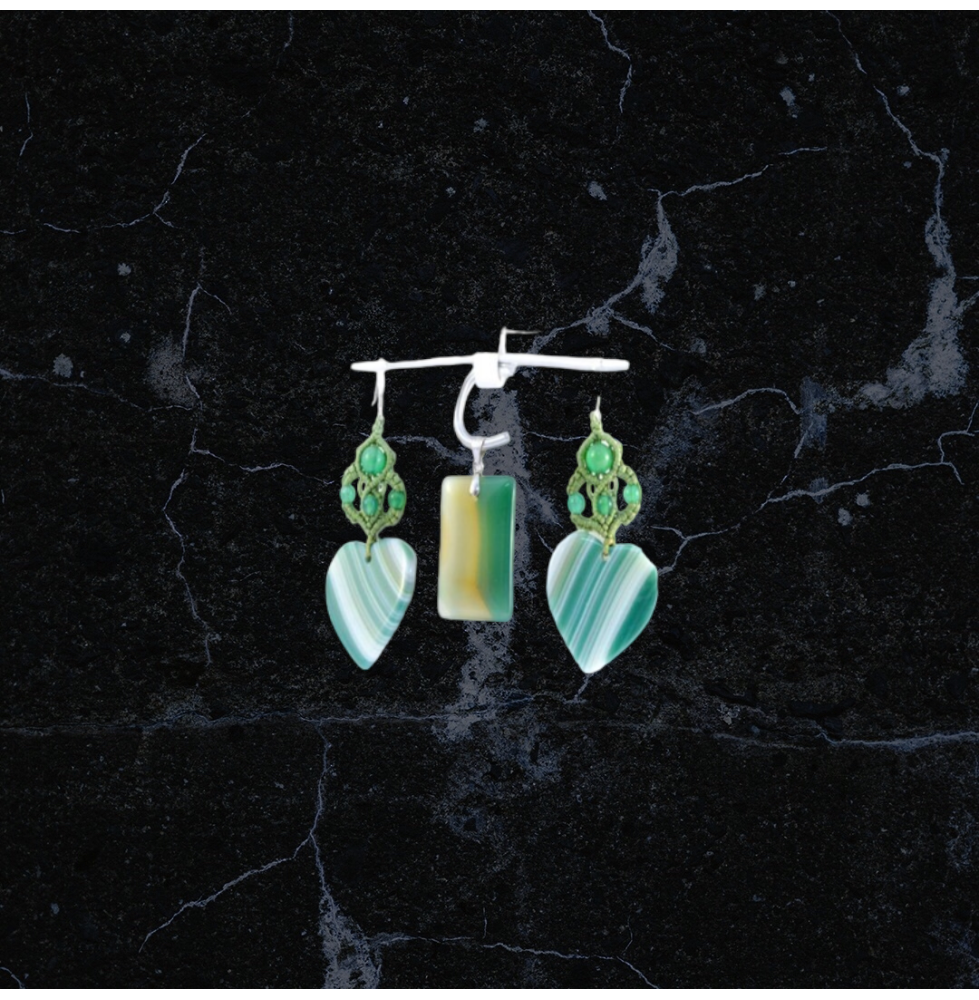 Boucle d'oreille en argent