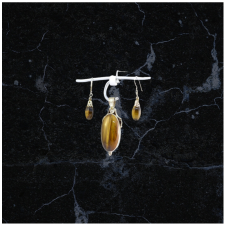 Boucle d'oreille en argent