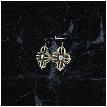 Boucle d'oreille en argent