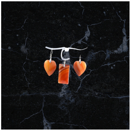 Boucle d'oreille en argent